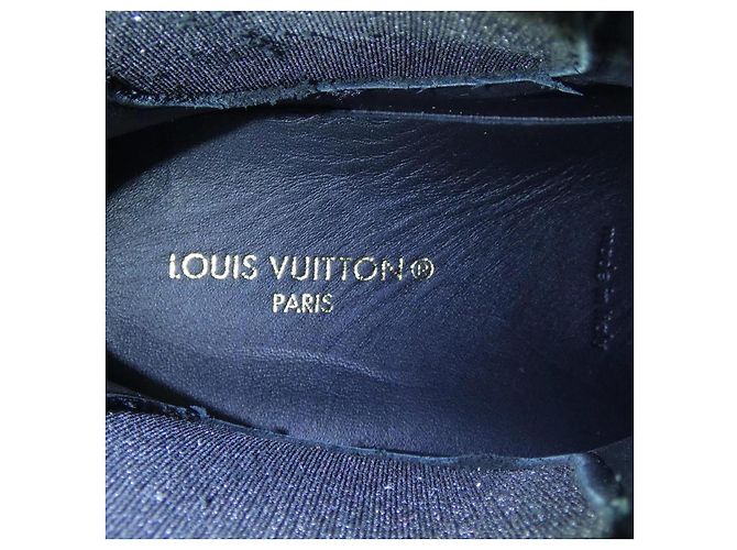 Louis Vuitton LV Squad Stiefel Schwarz Weiß - Ansicht 6