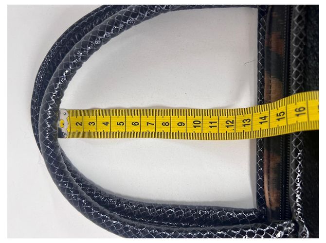 Bolso tote de piel de pelo negro Kenzo - vista 10
