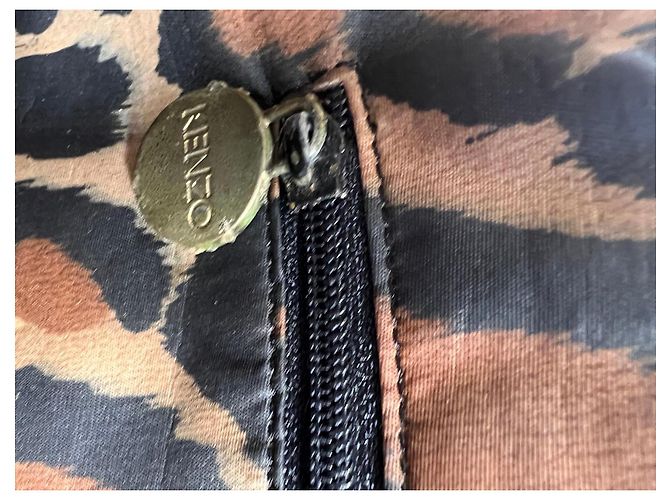Bolso tote de piel de pelo negro Kenzo - vista 13