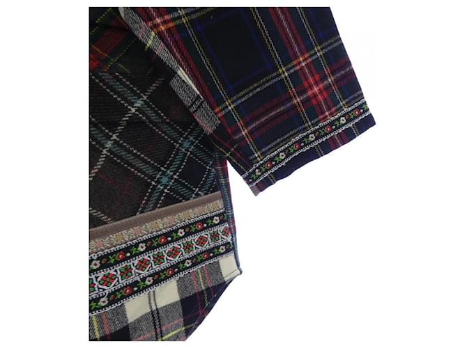Autre Marque Camicia GANRYU Nero Rosso Beige Verde - vista 6