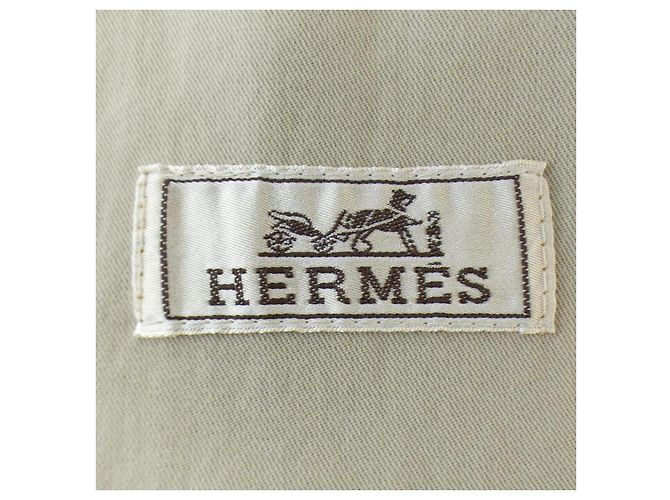 Cappotto in lana Hermès Beige - vista 4