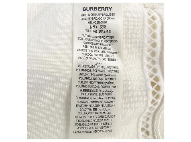 Top Burberry Blanco - vista 3