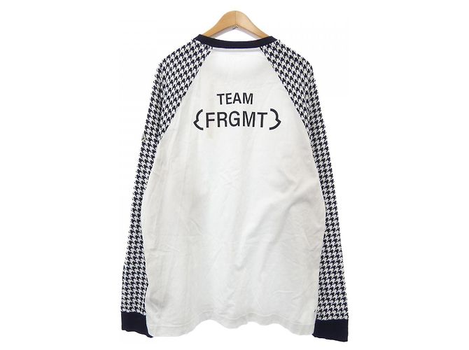 Camiseta Moncler Genius FRAGMENT Negro Blanco - vista 2