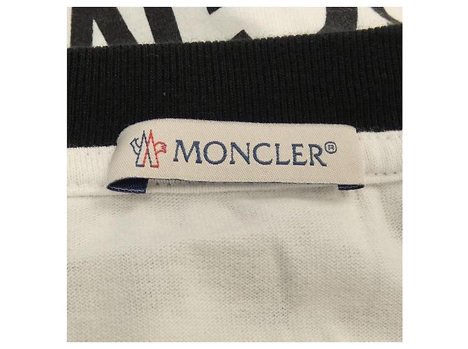 Camiseta Moncler Genius FRAGMENT Negro Blanco - vista 4