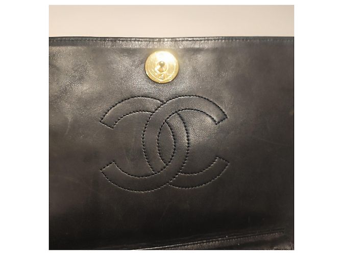 2.55 Chanel Wallet On Chain Nero in Pelle - vista 13