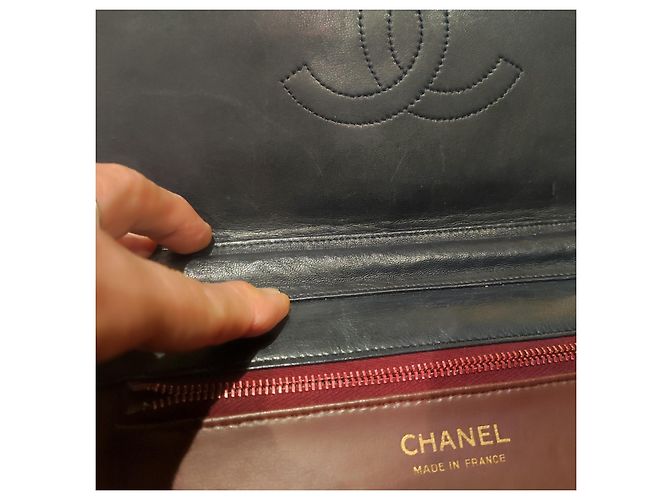 2.55 Chanel Wallet On Chain Nero in Pelle - vista 5