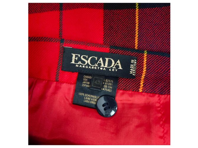 Escada short tartan skirt - view 3