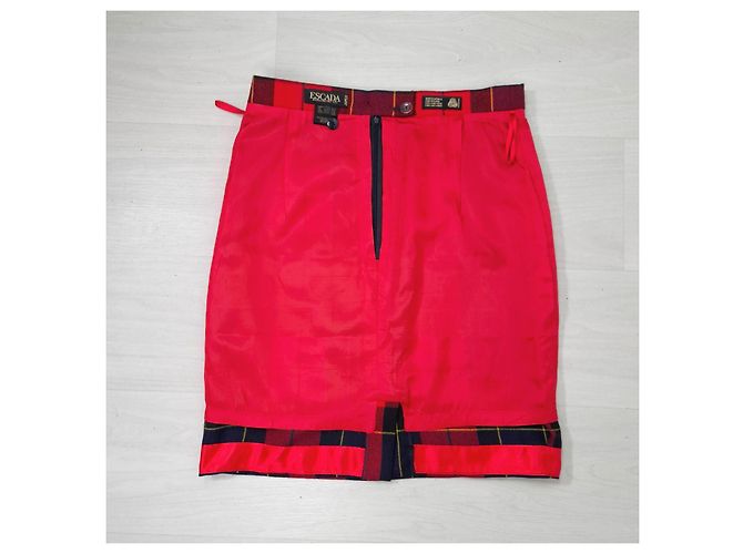 Escada short tartan skirt - view 7