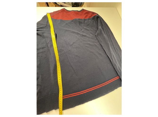 Pull Kenzo listrado e estampado Vermelho Cinza - vista 12