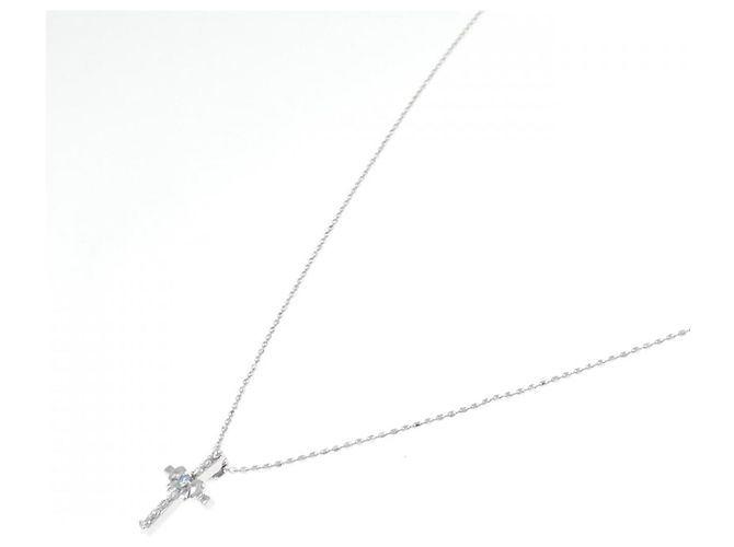Autre Marque Au750 Diamant-Halskette Silber - Ansicht 2