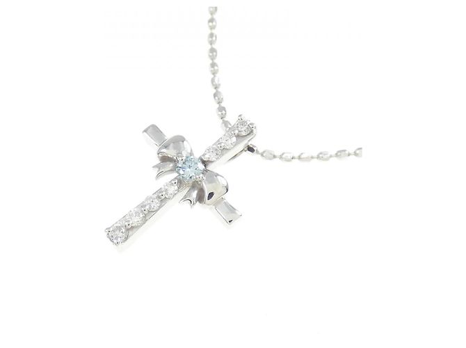 Autre Marque Au750 Diamant-Halskette Silber - Ansicht 3