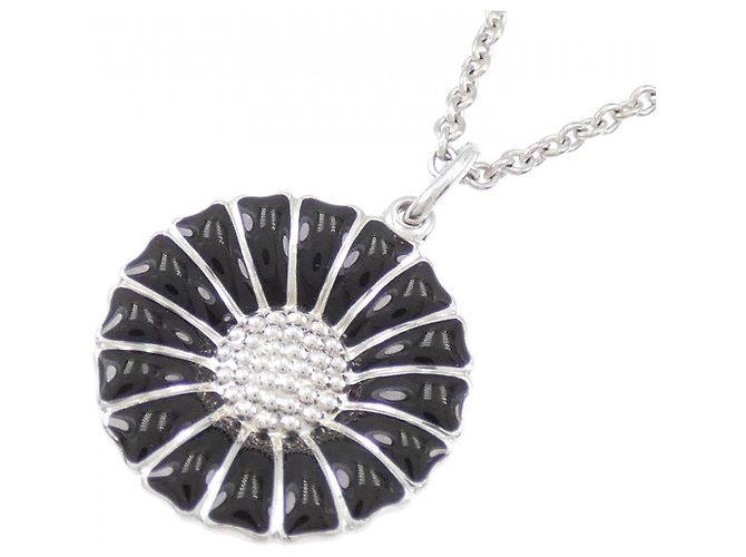 Autre Marque Collana in argento 925 Georg Jensen Daisy - vista 3