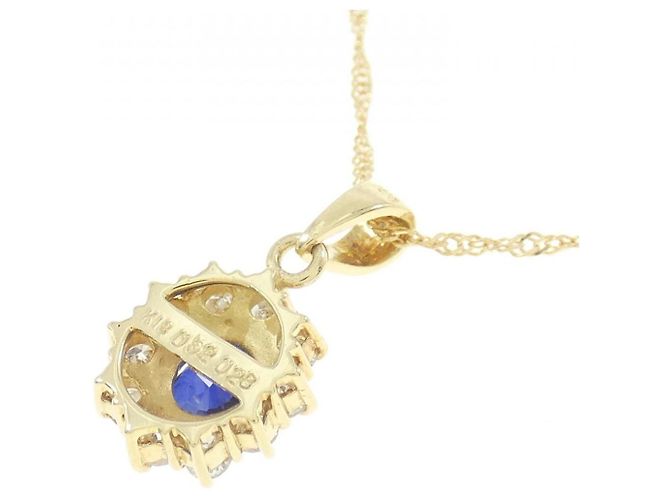 Autre Marque Collar de diamante de zafiro Au750 - vista 4
