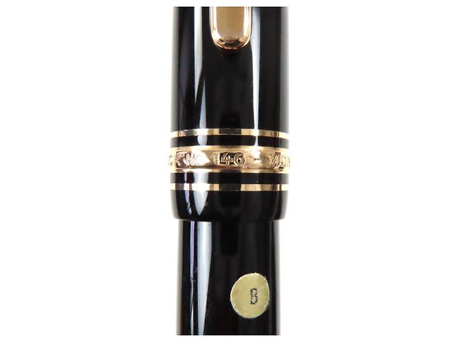 Pluma Montblanc Meisterstück 14K Negro - vista 10