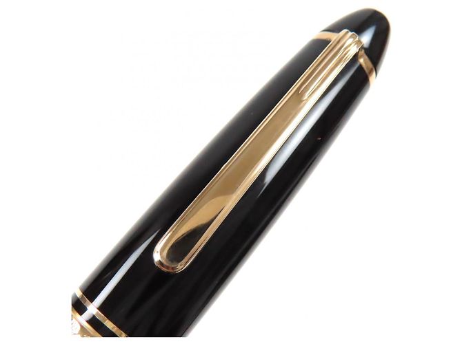 Pluma Montblanc Meisterstück 14K Negro - vista 7