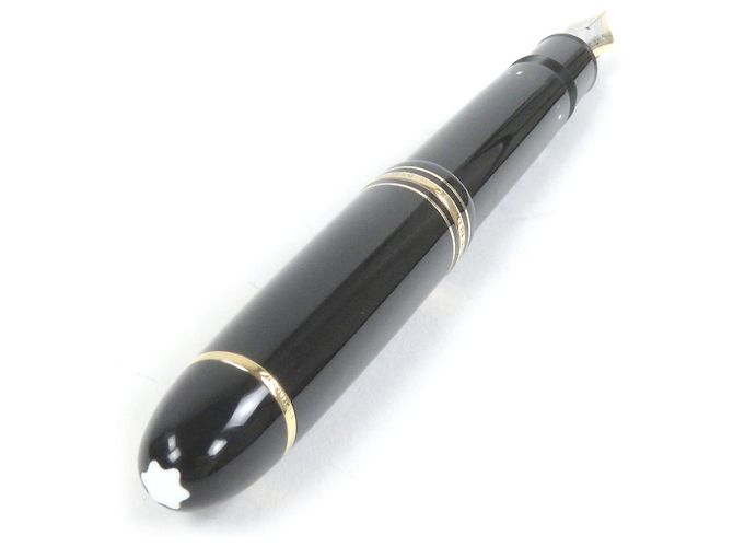 Pluma Montblanc Meisterstück 14K Negro - vista 3