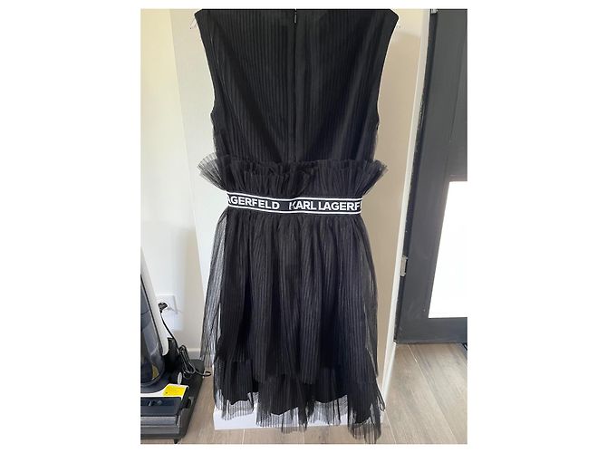Karl Lagerfeld Tüllkleid schwarz - Ansicht 2