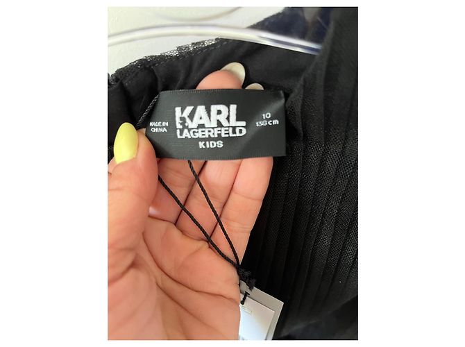 Karl Lagerfeld Tüllkleid schwarz - Ansicht 3