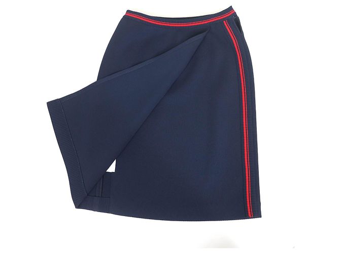 Miu Miu Falda de Viscosa Sideline MIUMIU Azul - vista 6