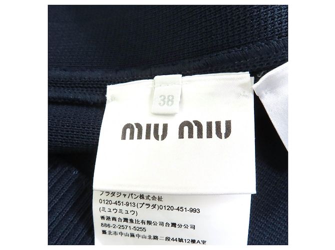 Miu Miu Falda de Viscosa Sideline MIUMIU Azul - vista 8