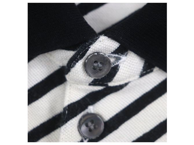 Dolce & Gabbana Camisa Polo de Algodón Dolce&Gabbana Negro Blanco - vista 8