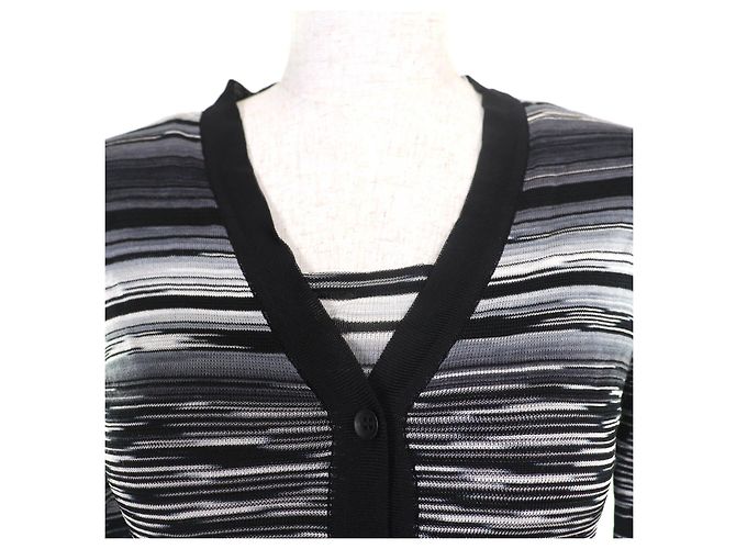Autre Marque Missoni Strick 2-Wege Ensemble aus Rayon Schwarz - Ansicht 5