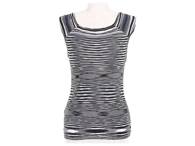 Autre Marque Missoni Strick 2-Wege Ensemble aus Rayon Schwarz - Ansicht 6