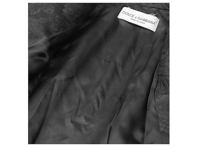Abrigo Floral de Jacquard Dolce & Gabbana Negro - vista 11