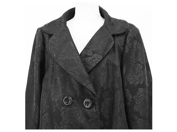Abrigo Floral de Jacquard Dolce & Gabbana Negro - vista 2