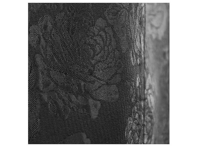 Abrigo Floral de Jacquard Dolce & Gabbana Negro - vista 3