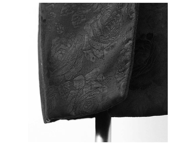 Abrigo Floral de Jacquard Dolce & Gabbana Negro - vista 5