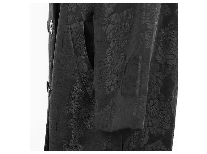 Abrigo Floral de Jacquard Dolce & Gabbana Negro - vista 6