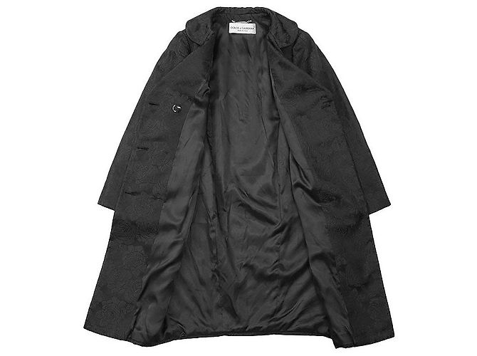 Abrigo Floral de Jacquard Dolce & Gabbana Negro - vista 8