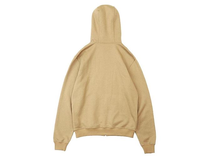 Trim Hoodie aus Cashmere-Mischung mit Lederbesatz von Hermès Braun Kamel - Ansicht 8