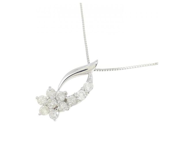 Autre Marque Collana in diamante in oro bianco Au750 Argento - vista 3