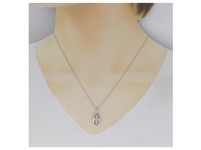 Autre Marque Collana con croce di diamante in oro bianco Au750 Argento - vista 6