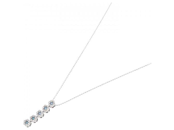 Autre Marque Collana in diamante in oro bianco Au750 Blu - vista 2