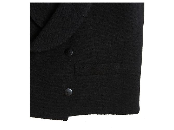 Chanel 2008 Chaleco Negro FR42 Chaleco Doble Botón UK14 U12 - vista 3