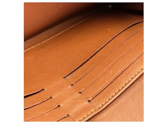 Cartera larga bifold Amelia Mahina de Louis Vuitton Castaño Coñac - vista 7