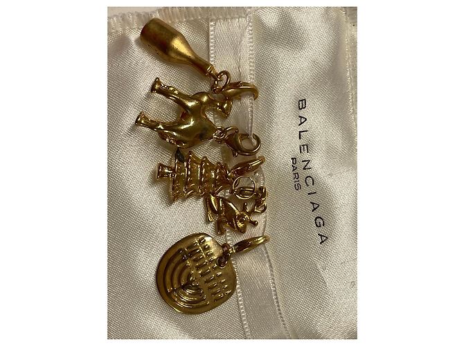 Set di 4 charm Balenciaga D'oro - vista 11