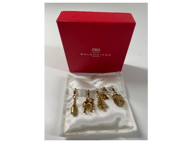 Set di 4 charm Balenciaga D'oro - vista 2