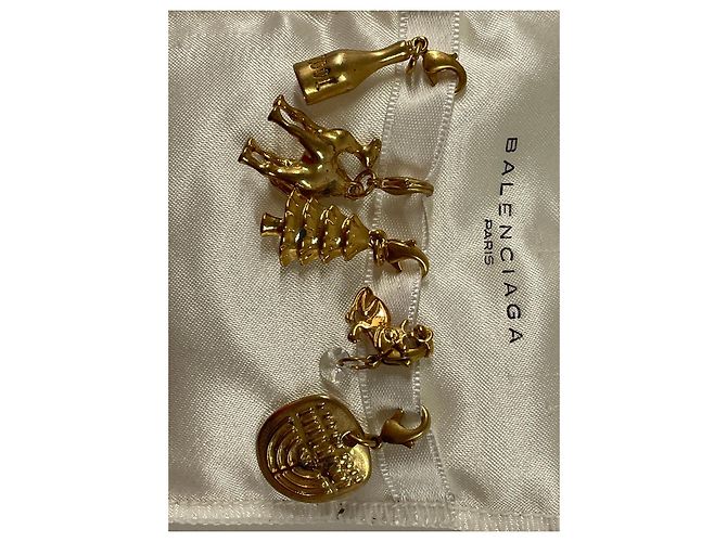 Set di 4 charm Balenciaga D'oro - vista 3
