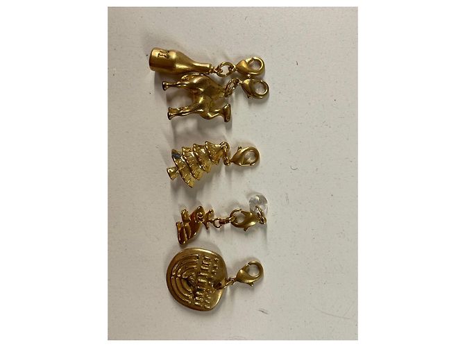 Set di 4 charm Balenciaga D'oro - vista 9