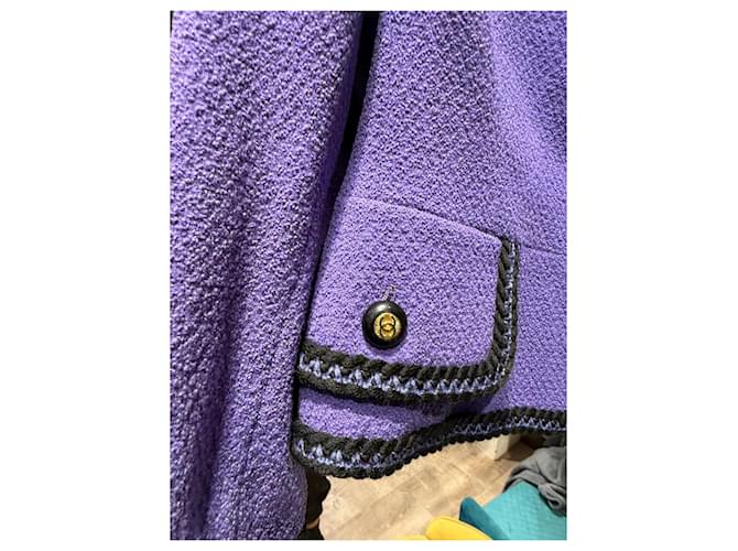Chanel Jacken Schwarz Lila - Ansicht 2