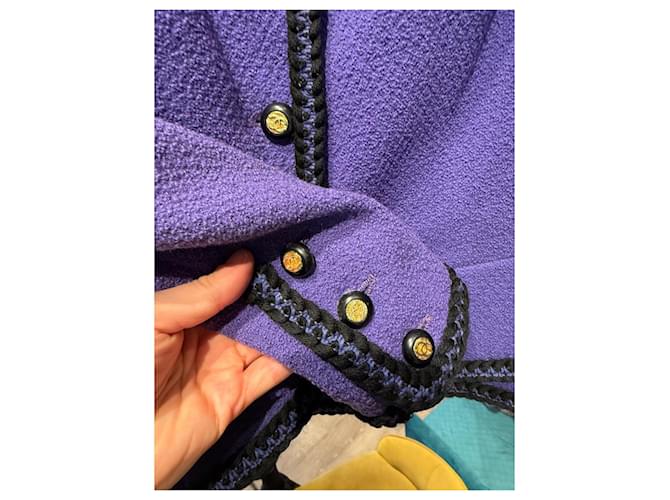 Chanel Jacken Schwarz Lila - Ansicht 3