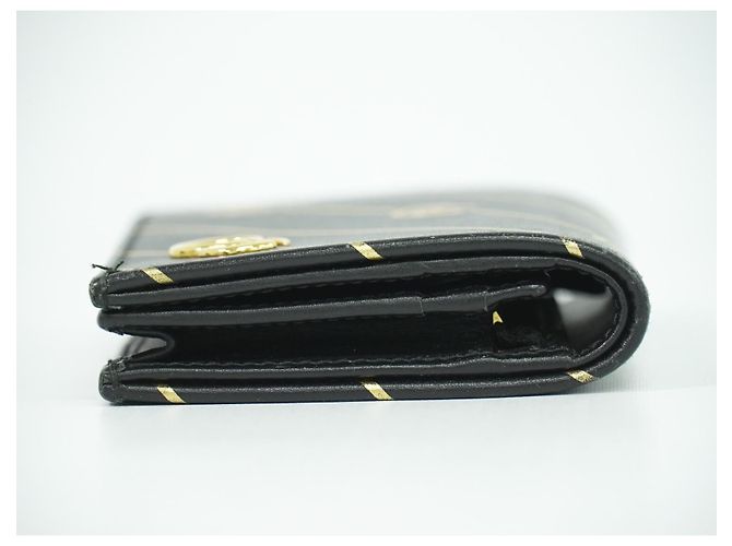 Billetera Gucci GG Marmont de cuero compacta Negro - vista 3