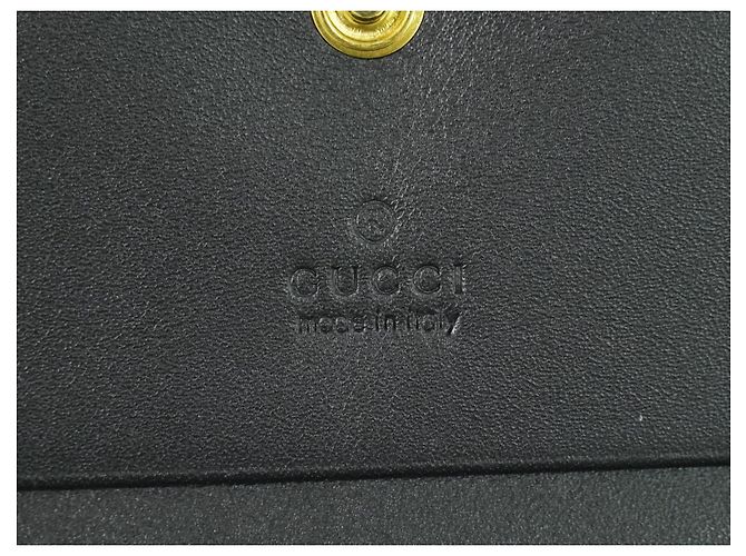 Billetera Gucci GG Marmont de cuero compacta Negro - vista 5