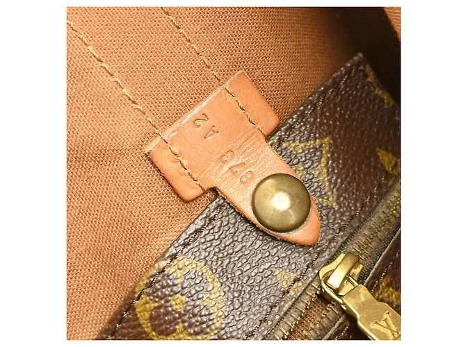 Zaino Randonnee Monogram in Canvas GM Louis Vuitton Marrone - vista 5