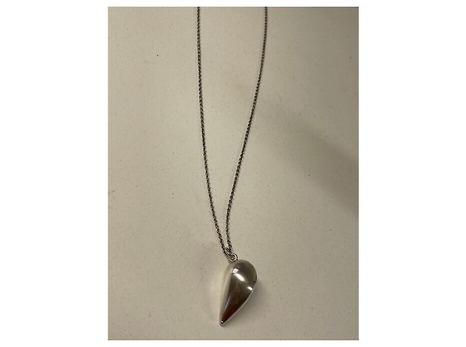 Pendente Cuore Georg Jensen in Argento Silver hardware - vista 3