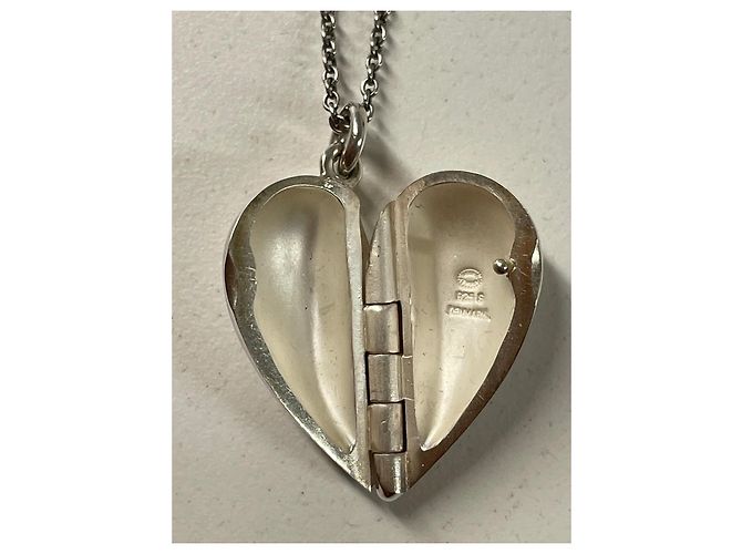 Pendente Cuore Georg Jensen in Argento Silver hardware - vista 6